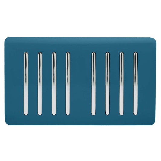 Trendi Switch 8 Gang 1 or 2 Way Light Switchin Midnight Blue