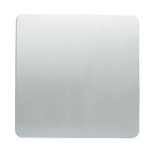 Trendi Switch Single Blanking Platein Platinum Silver