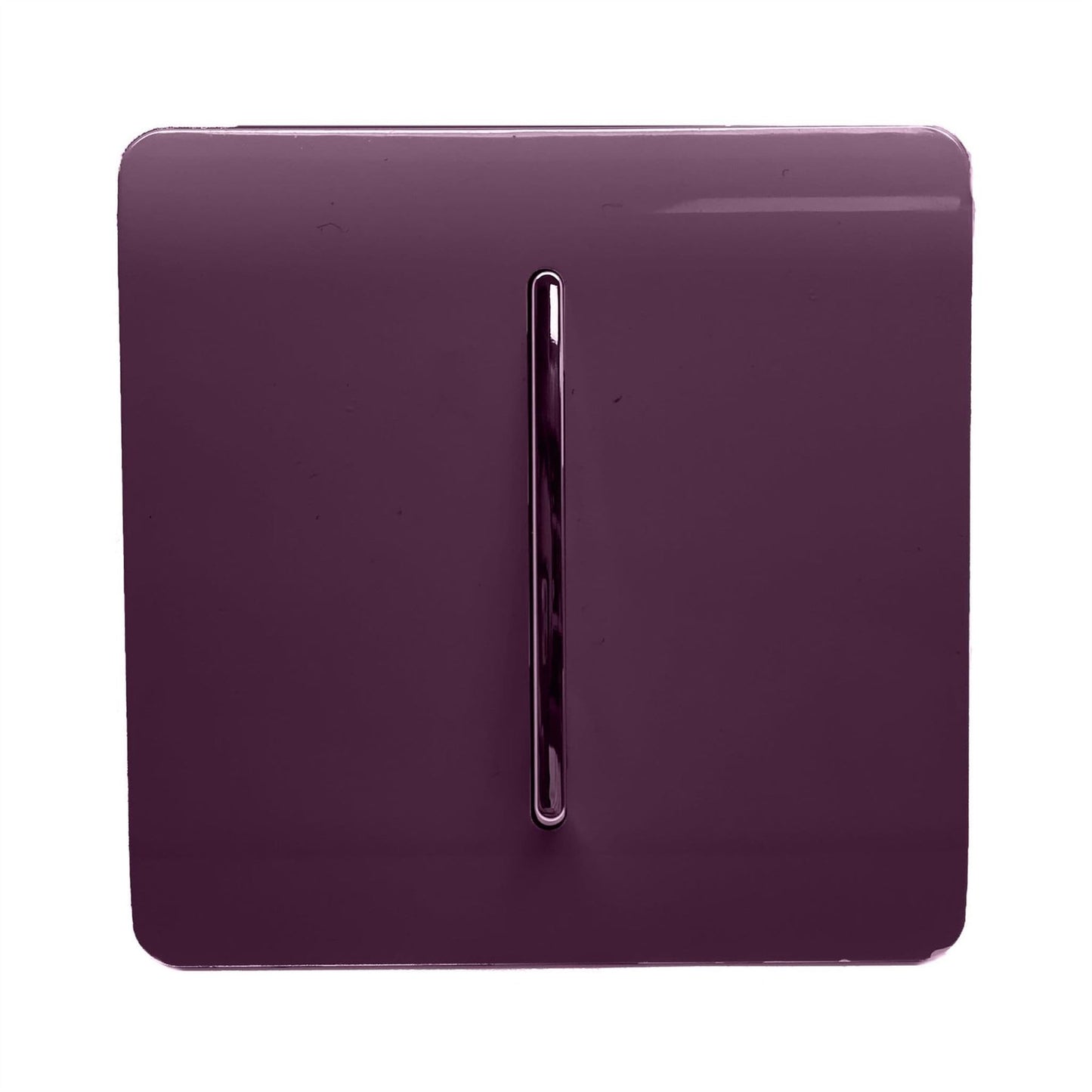 Trendi Switch 1 Gang 1 or 2 way Rocker Light Switchin Plum Purple