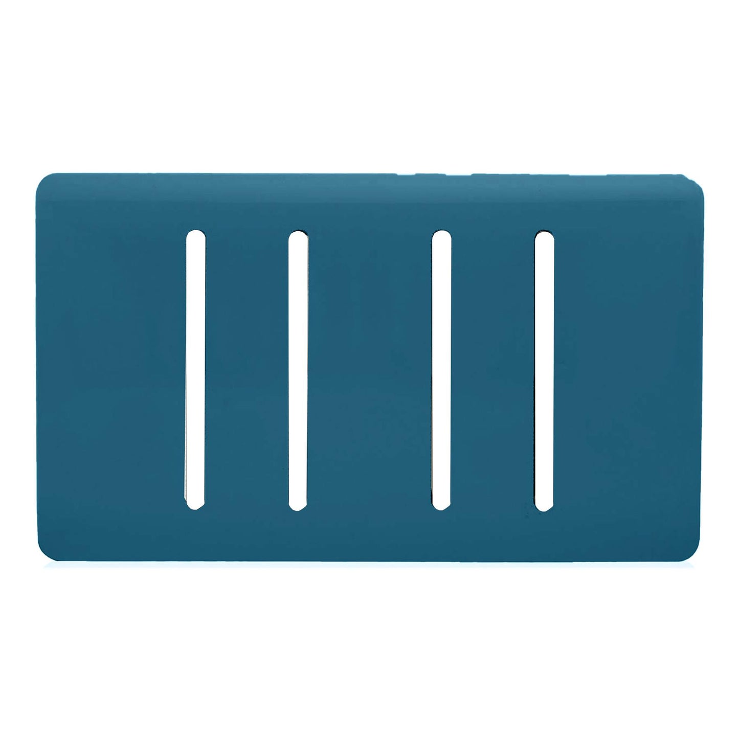 Trendi Switch 4 Gang Spare Twin Faceplate for Modern Designer Light Switch in Midnight Blue