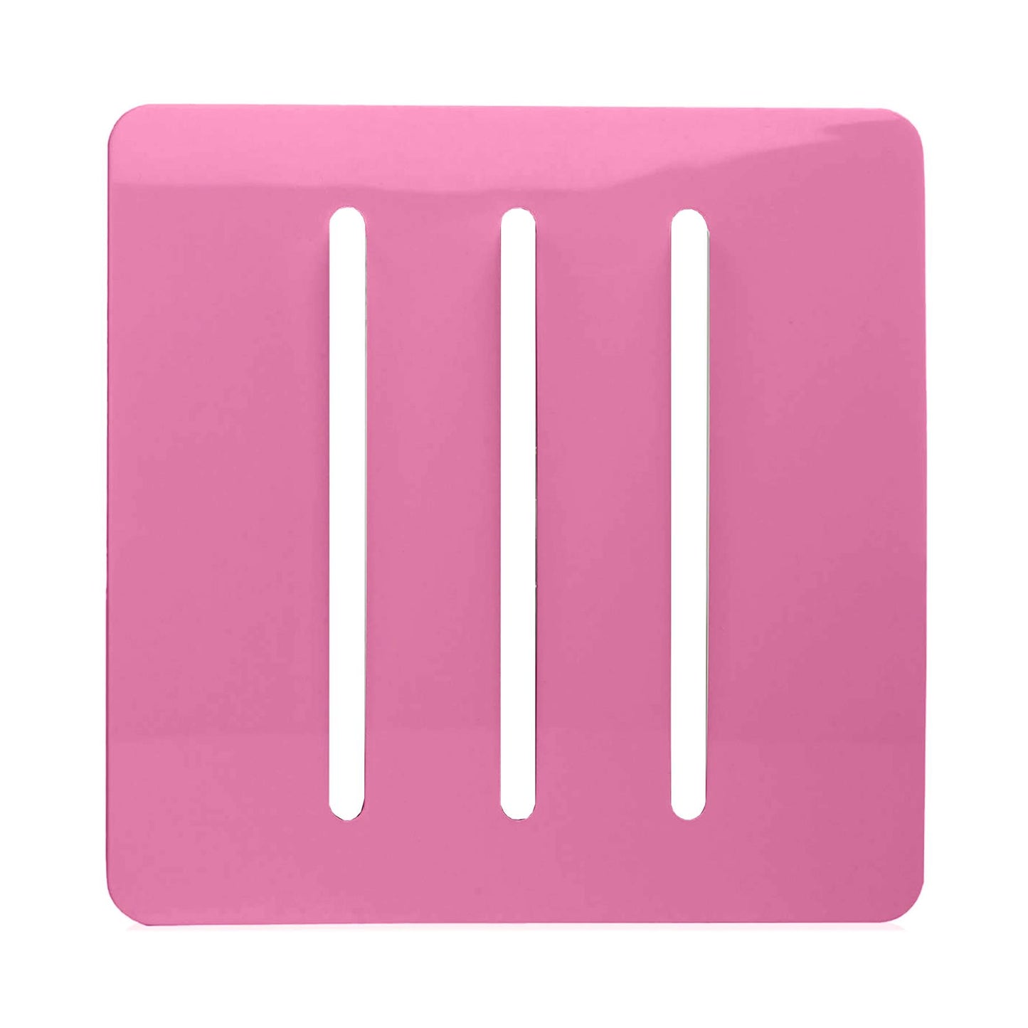 Trendi Switch 3 Gang Spare Faceplate for Modern Designer Light Switch in Candy Pink