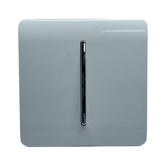 Trendi Switch 1 Gang 1 or 2 way Rocker Light Switchin Cool Grey