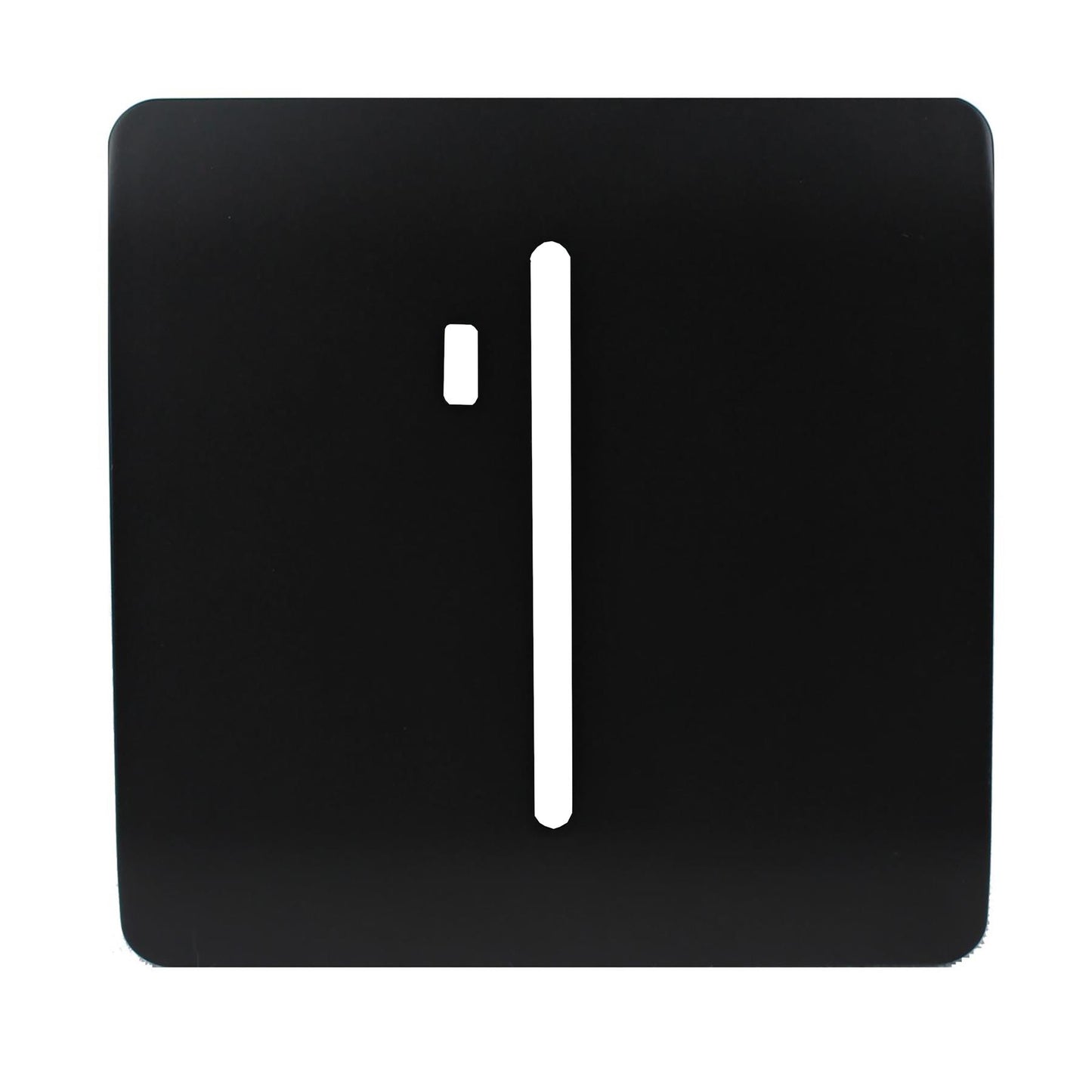 Trendi Switch 1 Gang Spare Faceplate For Modern Designer Heavy Duty Switch in Piano Black