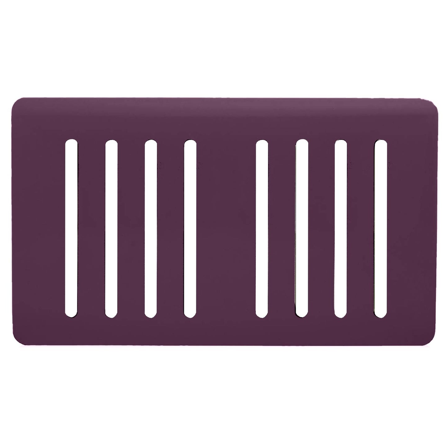 Trendi Switch 8 Gang Spare Faceplate for Modern Designer Light Switch in Plum Purple