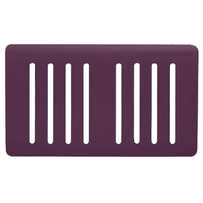 Trendi Switch 8 Gang Spare Faceplate for Modern Designer Light Switch in Plum Purple