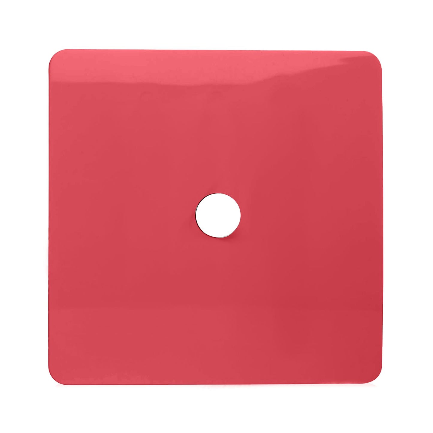 Trendi Switch 1 Gang Spare Faceplate For Co-Axial Modern Designer Television Socket Strawberry Red