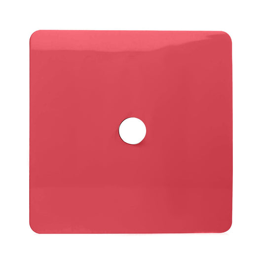 Trendi Switch 1 Gang Spare Faceplate For Co-Axial Modern Designer Television Socket Strawberry Red