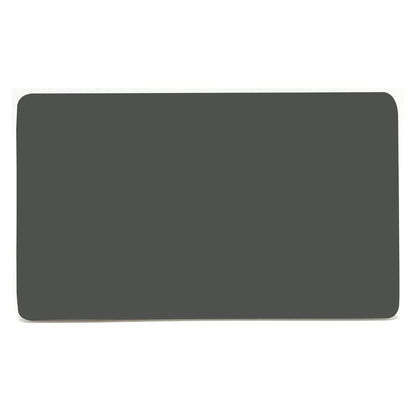 Trendi Switch Double Blanking Plate in Charcoal Grey