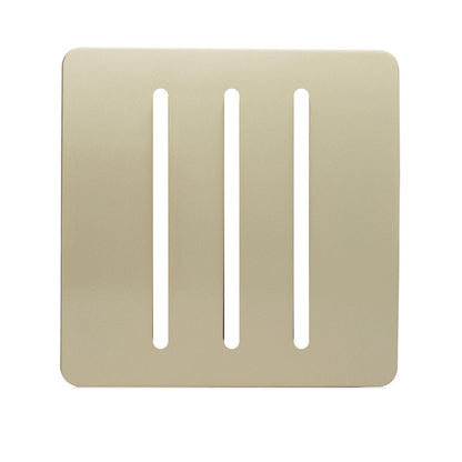 Trendi SPARE FACEPLATE For 3 Gang 2 Way  10 Amp Rocker Light Switch Gold