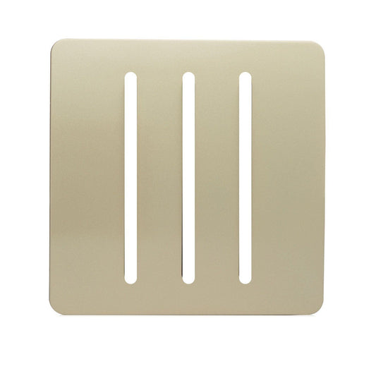 Trendi SPARE FACEPLATE For 3 Gang 2 Way  10 Amp Rocker Light Switch Gold
