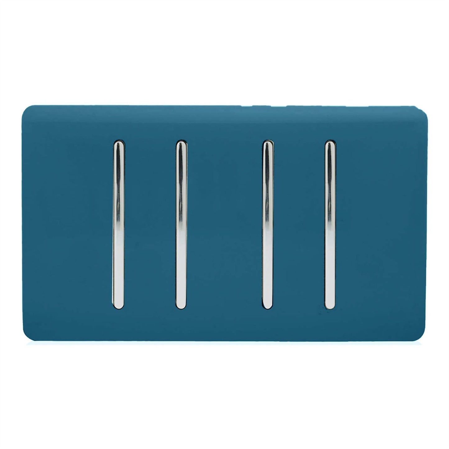 Trendi Switch 4 Gang 1 or 2 Way Light Switchin Midnight Blue