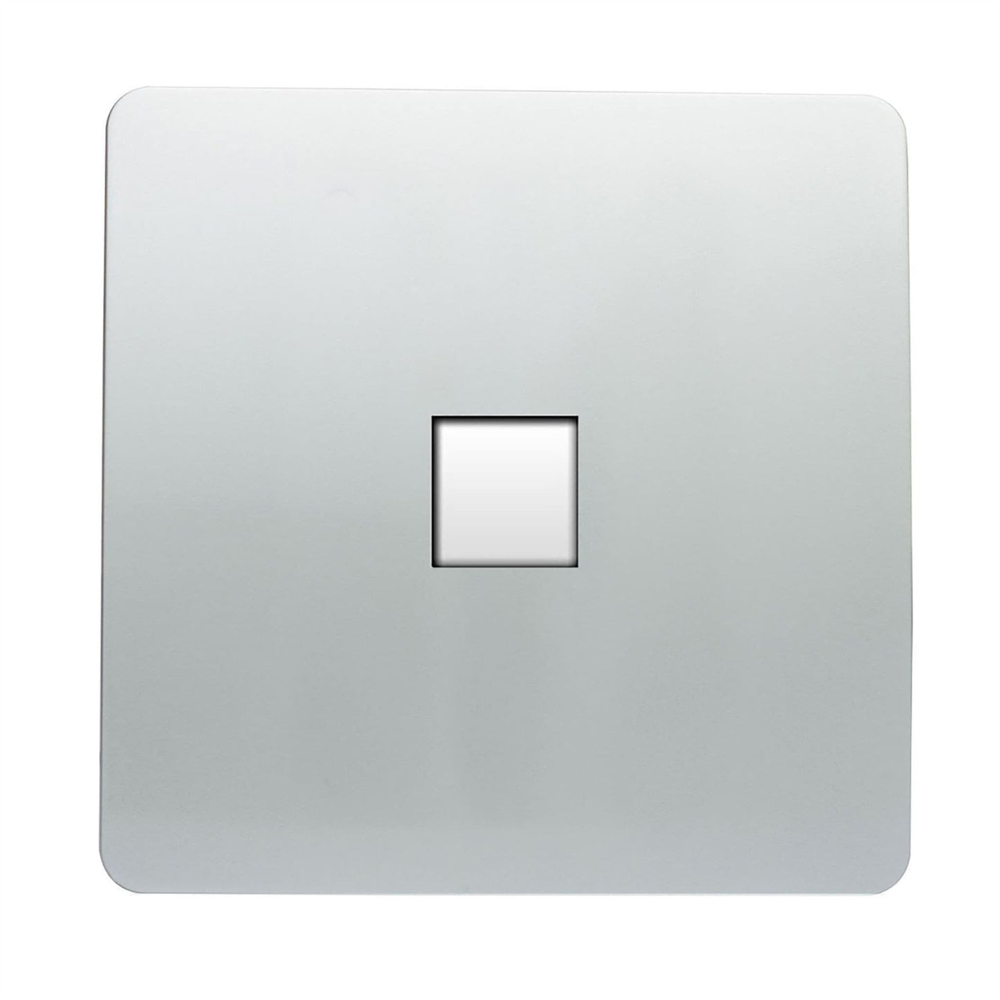 Trendi SPARE FACEPLATE For Artistic Modern Telephone Socket Silver ART-TLPSI-SP