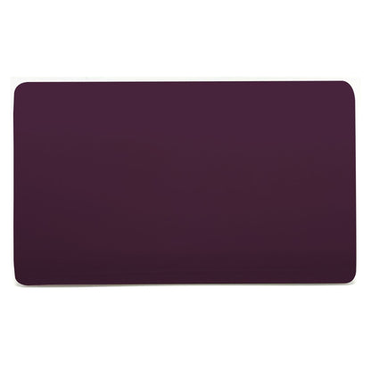 Trendi Switch Double Blanking Plate in Plum Purple