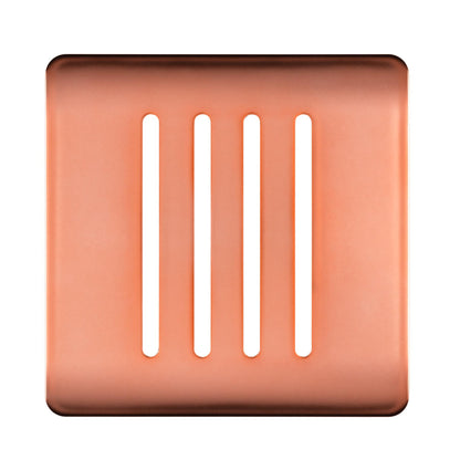 Trendi Switch 4 Gang Spare Faceplate for Modern Designer Light Switch in Copper