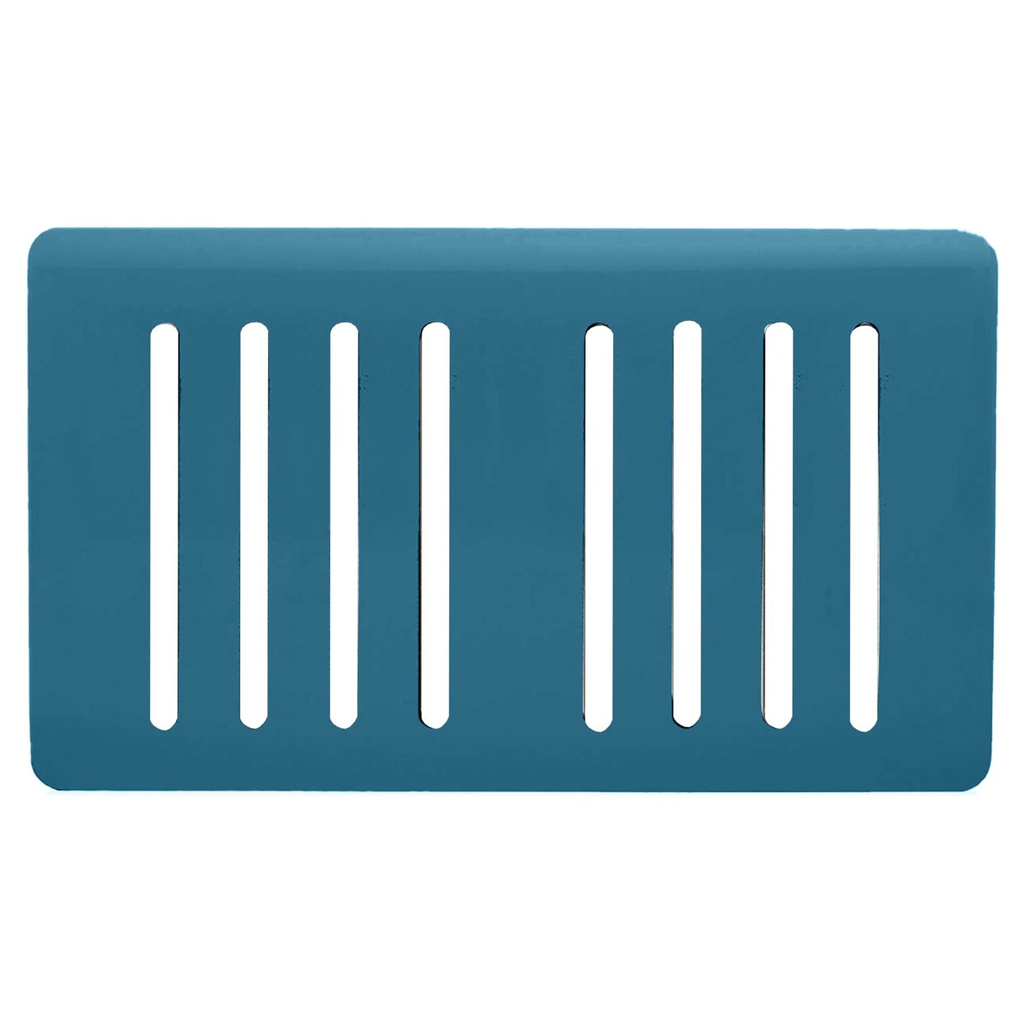 Trendi Switch 8 Gang Spare Faceplate for Modern Designer Light Switch in Ocean Blue