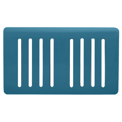 Trendi Switch 8 Gang Spare Faceplate for Modern Designer Light Switch in Ocean Blue