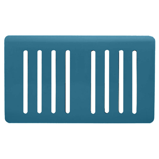 Trendi Switch 8 Gang Spare Faceplate for Modern Designer Light Switch in Ocean Blue