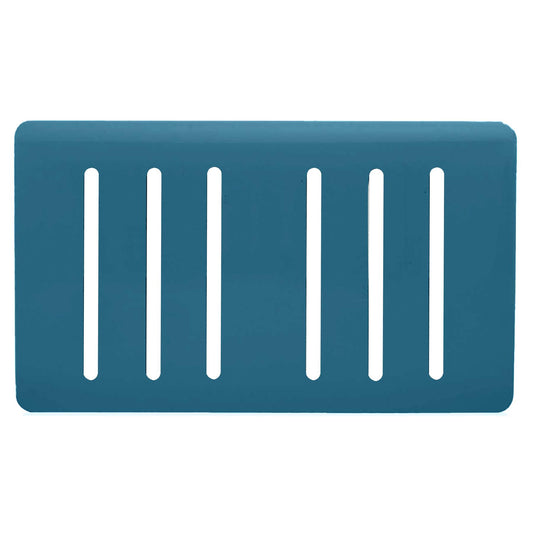 Trendi Switch 6 Gang Spare Faceplate for Modern Designer Light Switch in Midnight Blue