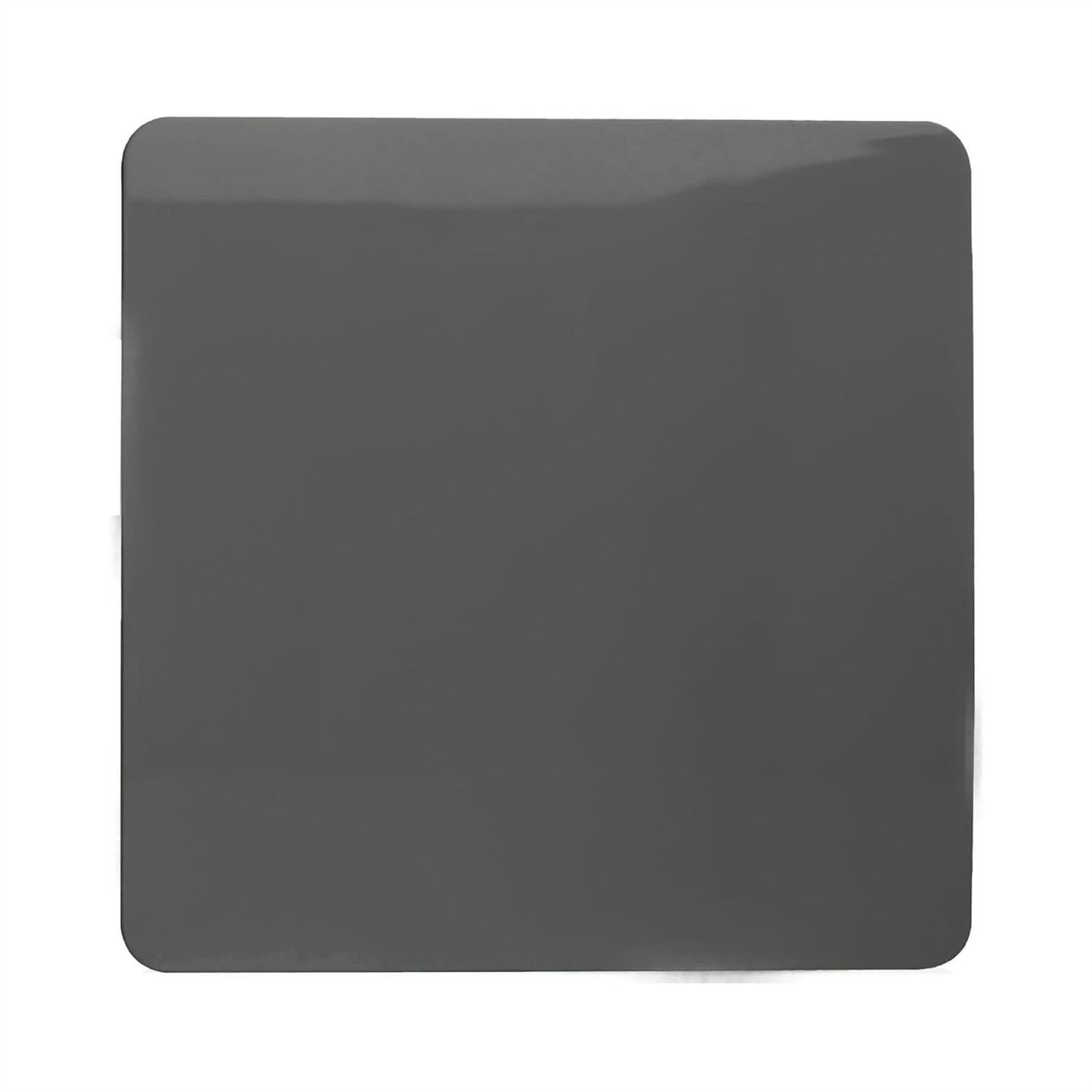 Trendi Switch Single Blanking Platein Charcoal Grey