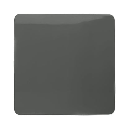 Trendi Switch Single Blanking Plate in Charcoal Grey