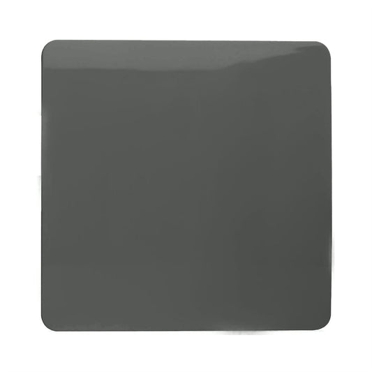 Trendi Switch Single Blanking Platein Charcoal Grey