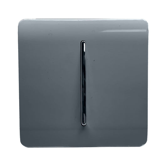 Trendi Switch 1 Gang 1 or 2 way Rocker Light Switchin Warm Grey