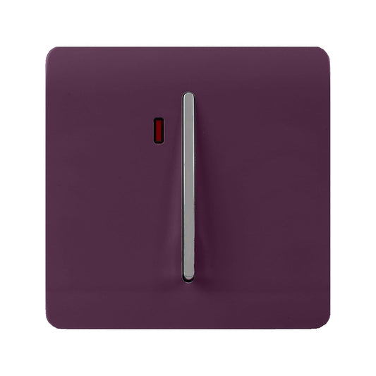 Trendi Switch 1 Gang 20 Amp Heavy Duty Rocker Switchin Plum Purple