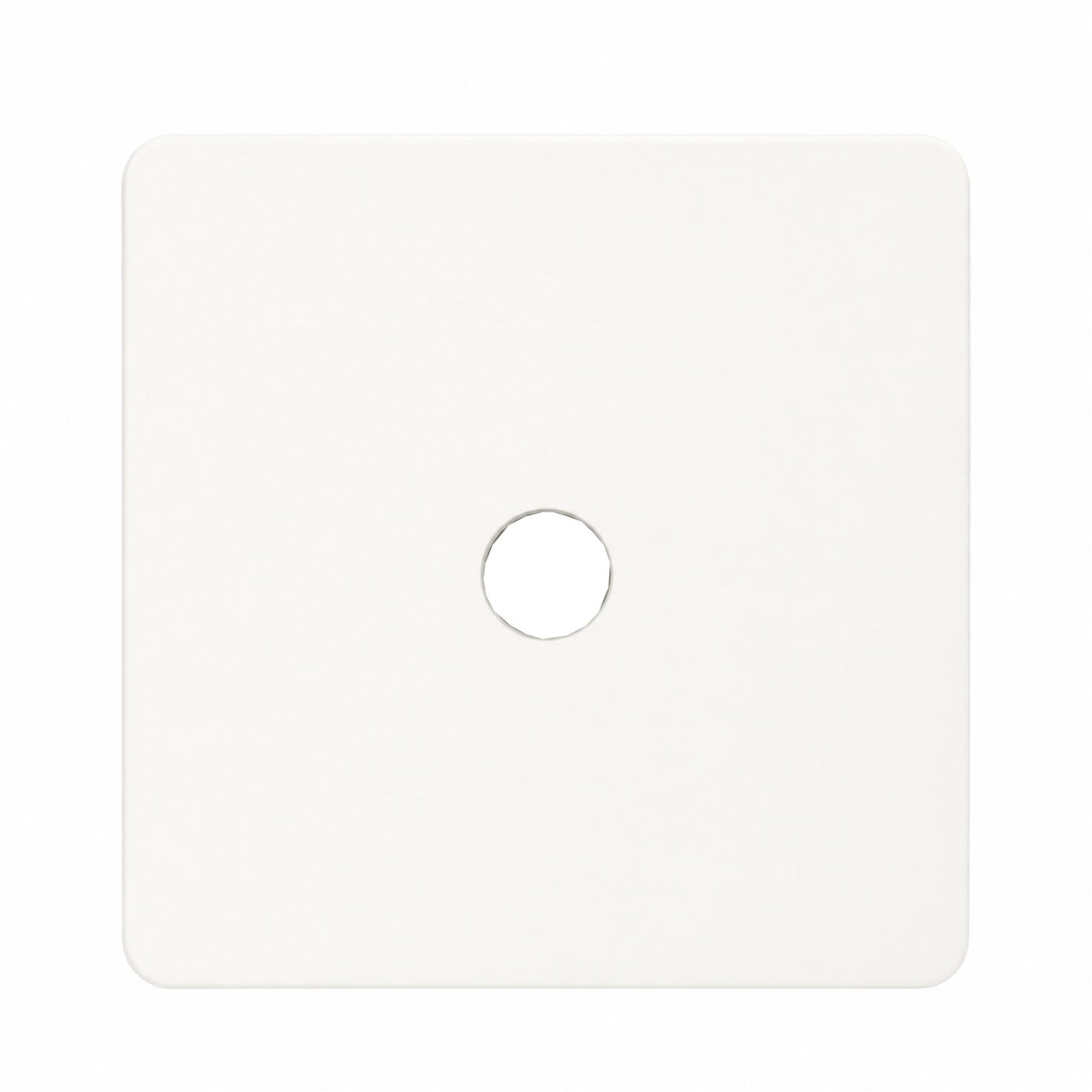 Trendi SPARE FACEPLATE For Artistic Modern Glossy TV Socket Matt White