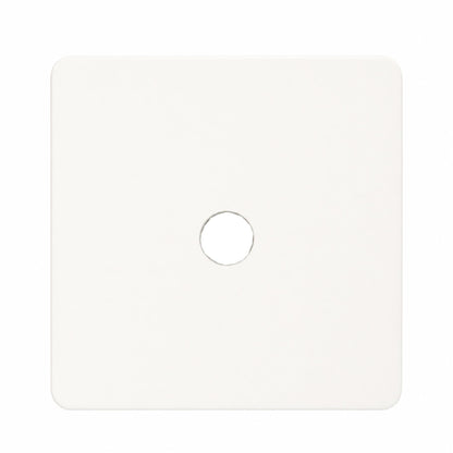 Trendi SPARE FACEPLATE For Artistic Modern Glossy TV Socket Matt White