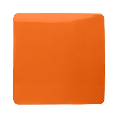 Trendi Switch Single Blanking Plate in Sunset Orange
