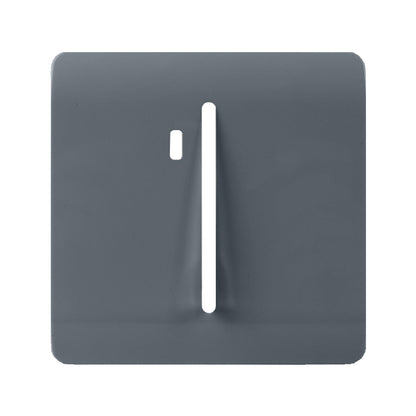 Trendi Switch 1 Gang Spare Faceplate For Modern Designer Heavy Duty Switch in Warm Grey
