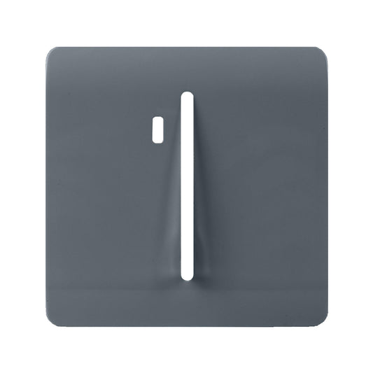 Trendi Switch 1 Gang Spare Faceplate For Modern Designer Heavy Duty Switch in Warm Grey