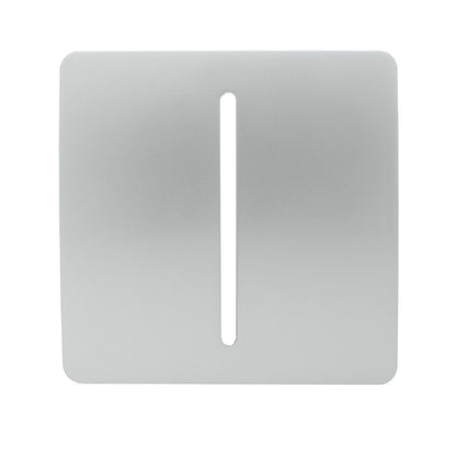 Trendi SPARE FACEPLATE For 1 Gang 2 Way 10 Amp Rocker Light Switch Silver
