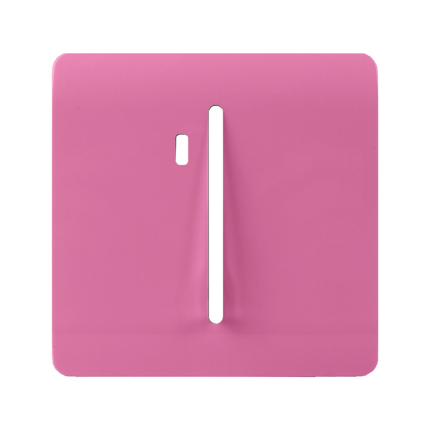 Trendi Switch 1 Gang Spare Faceplate For Modern Designer Heavy Duty Switch in Candy Pink