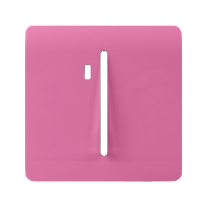 Trendi Switch 1 Gang Spare Faceplate For Modern Designer Heavy Duty Switch in Candy Pink