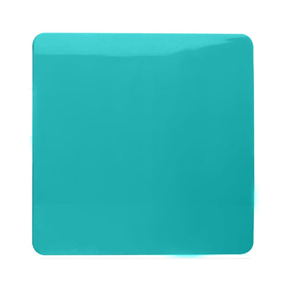 Trendi Switch Single Blanking Plate in Bright Teal