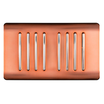 Trendi Switch 8 Gang 1 or 2 Way Light Switch in Copper