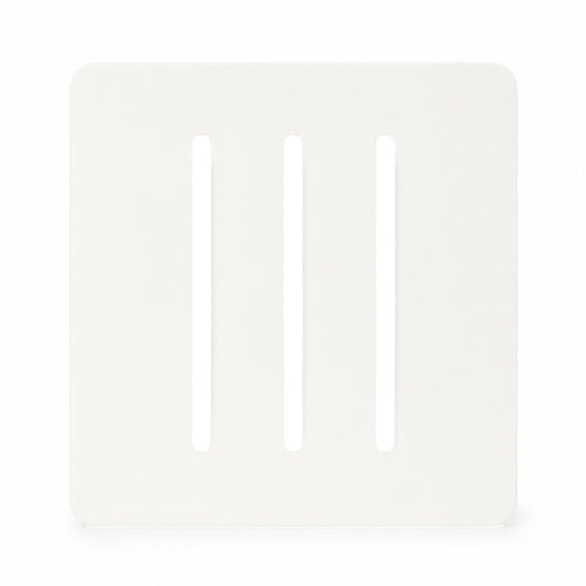 Trendi SPARE FACEPLATE For 3 Gang 2 Way 10 Amp Rocker Light Switch Matt White