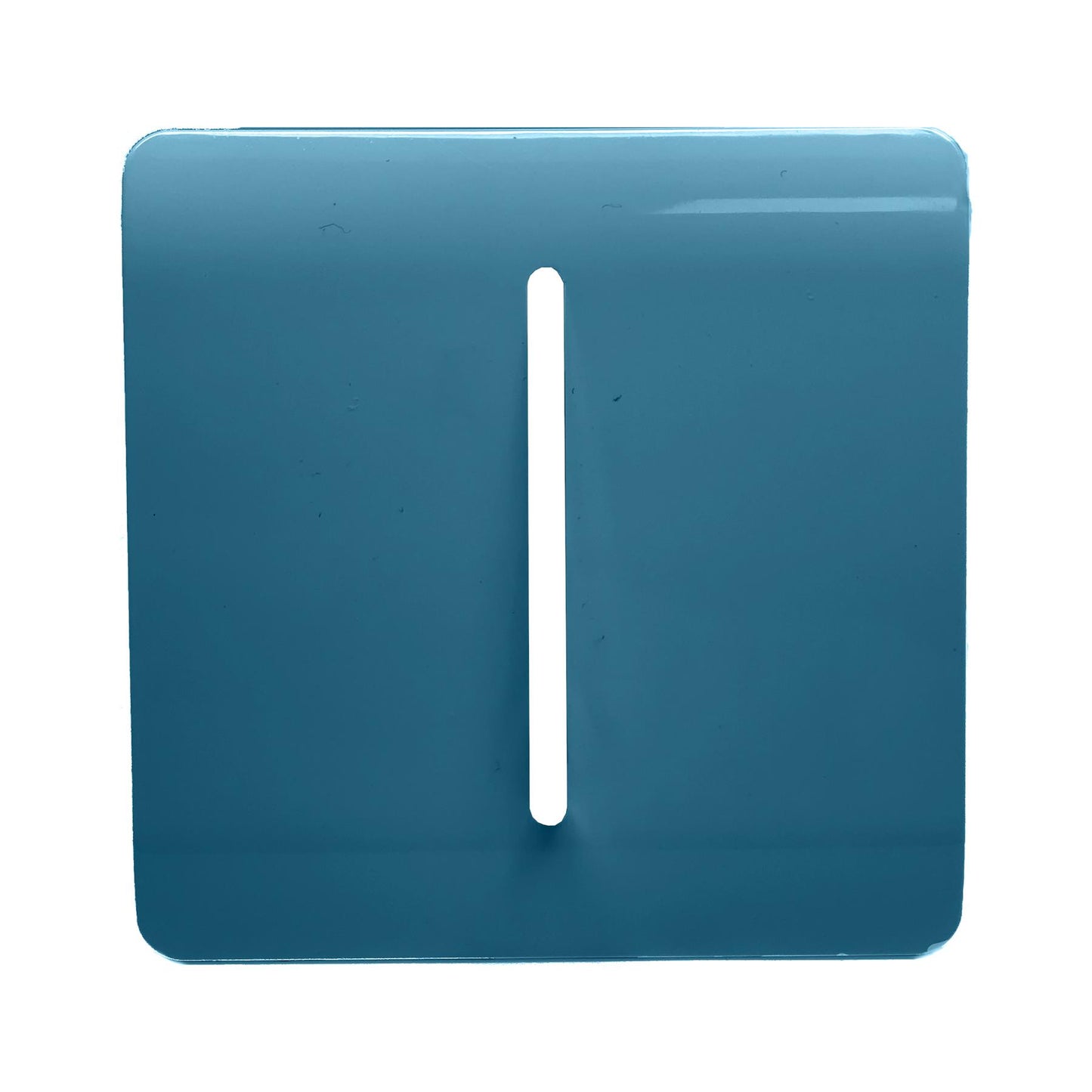 Trendi Switch 1 Gang Spare Faceplate for Modern Designer Light Switch in Ocean Blue