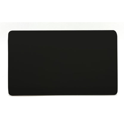 Trendi Switch Double Blanking Plate in Piano Black