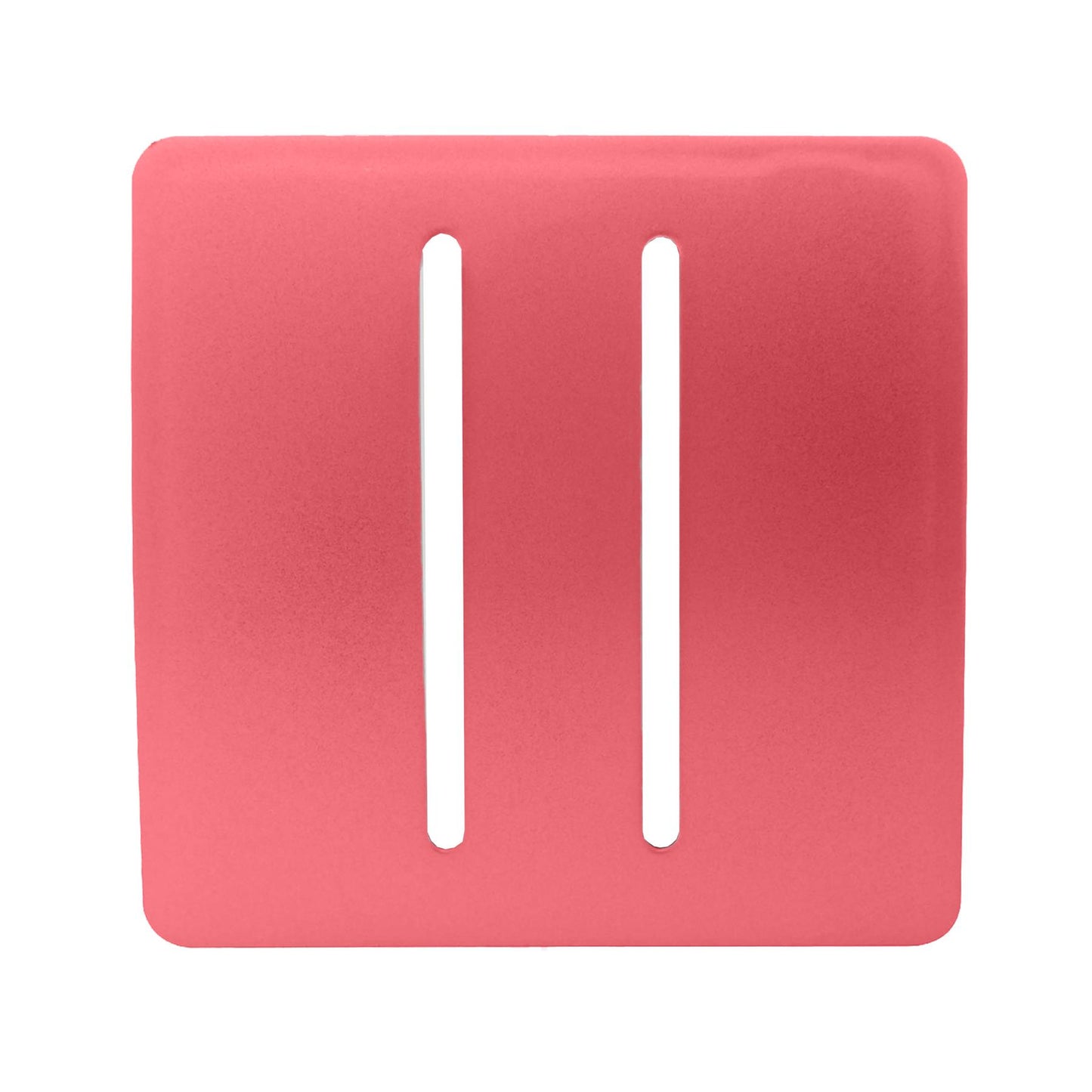 Trendi Switch 2 Gang Spare Faceplate for Modern Designer Light Switch in Strawberry Red