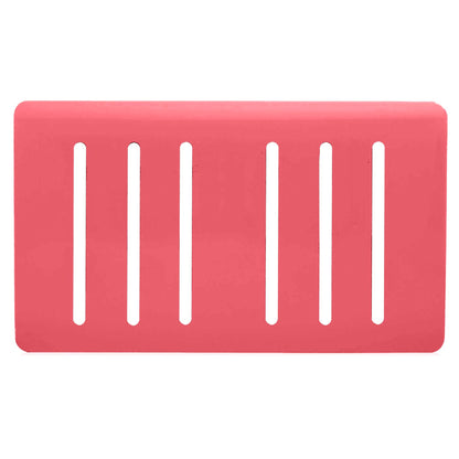 Trendi Switch 6 Gang Spare Faceplate for Modern Designer Light Switch in Strawberry Red
