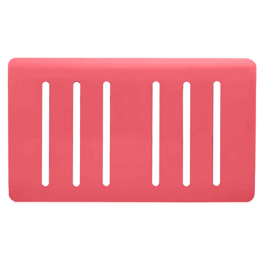 Trendi Switch 6 Gang Spare Faceplate for Modern Designer Light Switch in Strawberry Red