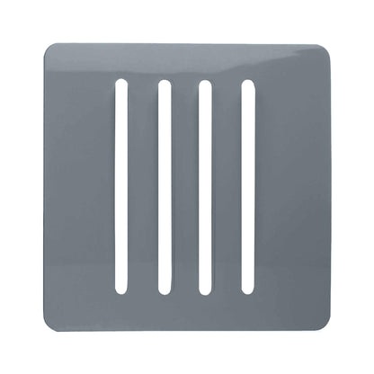 Trendi Switch 4 Gang Spare Faceplate for Modern Designer Light Switch in Warm Grey