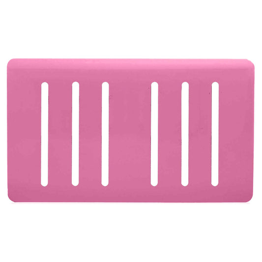 Trendi Switch 6 Gang Spare Faceplate for Modern Designer Light Switch in Candy Pink