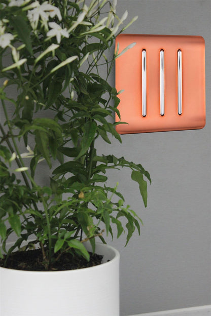 Trendi Switch 3 Gang 1 or 2 way Rocker Light Switch in Copper