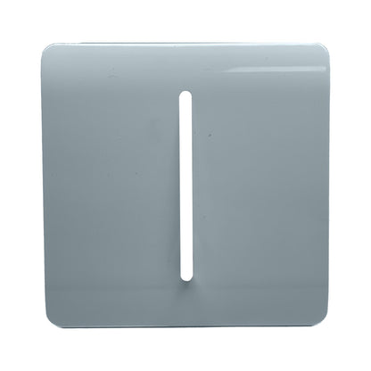 Trendi Switch 1 Gang Spare Faceplate for Modern Designer Light Switch in Cool Grey
