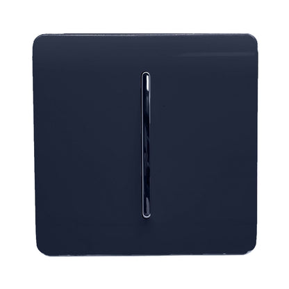 Trendi Switch 1 Gang Retractive Doorbell Switch in Navy Blue