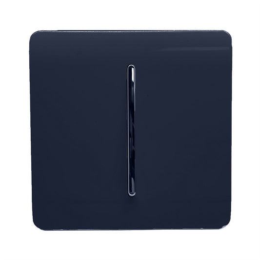 Trendi Switch 1 Gang Retractive Doorbell Switchin Navy Blue