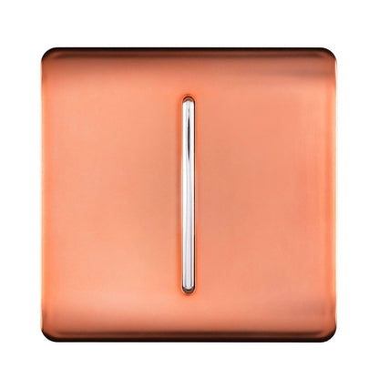 Trendi Switch Screwless 10 Amp Triple Pole Fan Isolator Switch in Copper - FICPR